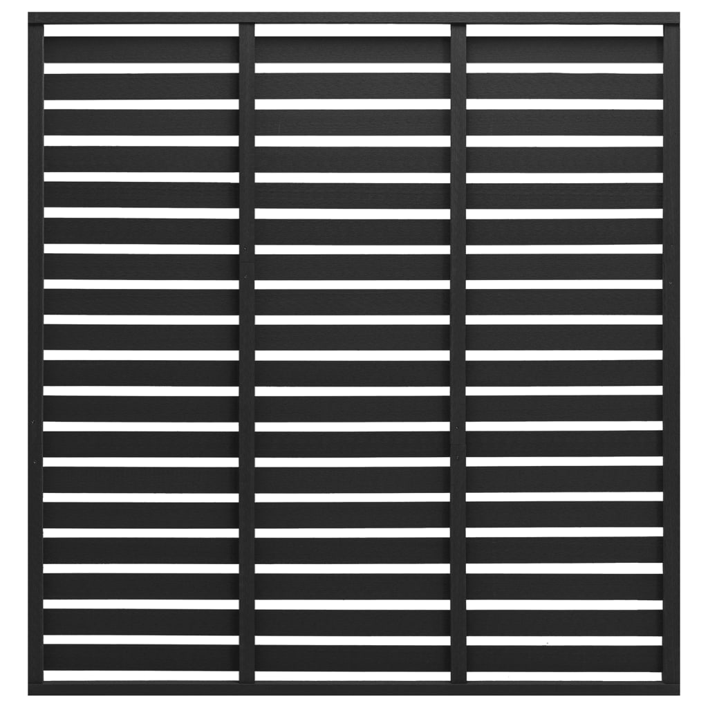 vidaXL Fence Panel Outdoor Patio Barrier Fence Privacy Screen Garden Fence WPC