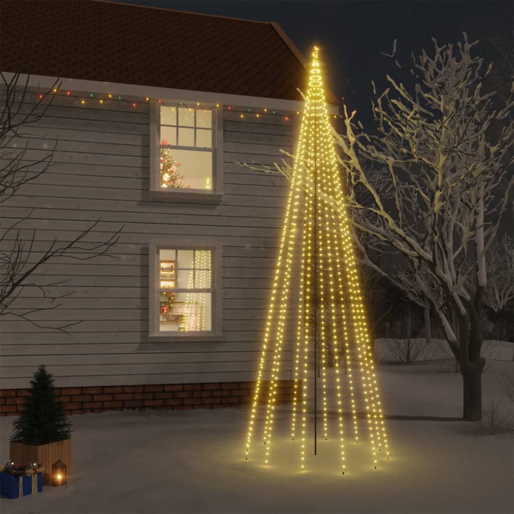 vidaXL Christmas Tree Decoration Holiday Xmas Tree Lights with Spikes LEDs