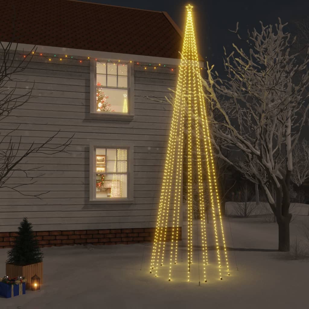vidaXL Christmas Tree Decoration Holiday Xmas Tree Lights with Spikes LEDs