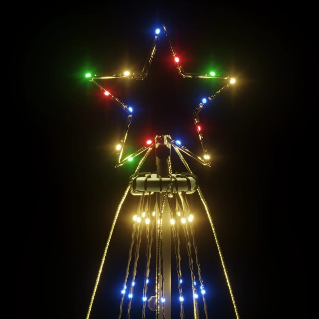 vidaXL Christmas Tree Decoration Holiday Xmas Tree Lights with Spikes LEDs