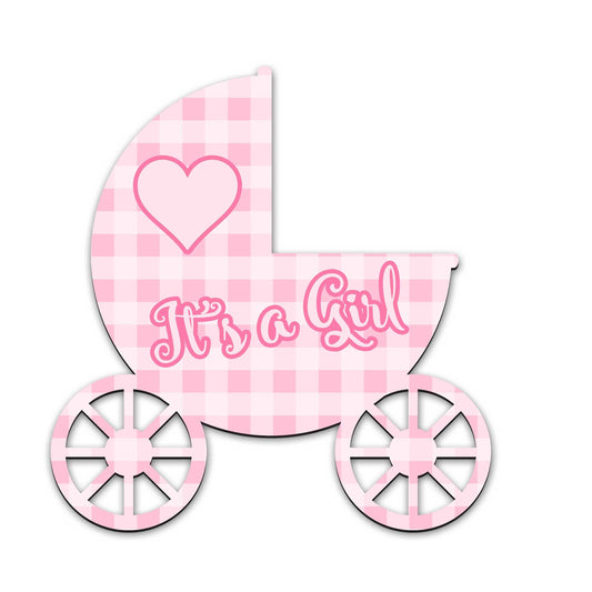 It's a Girl Holiday Door Decor by G. DeBrekht - Christmas Decor - 8114045H